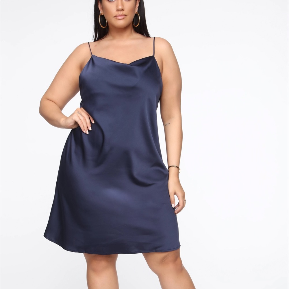 FASHION NOVA . mini slip dress